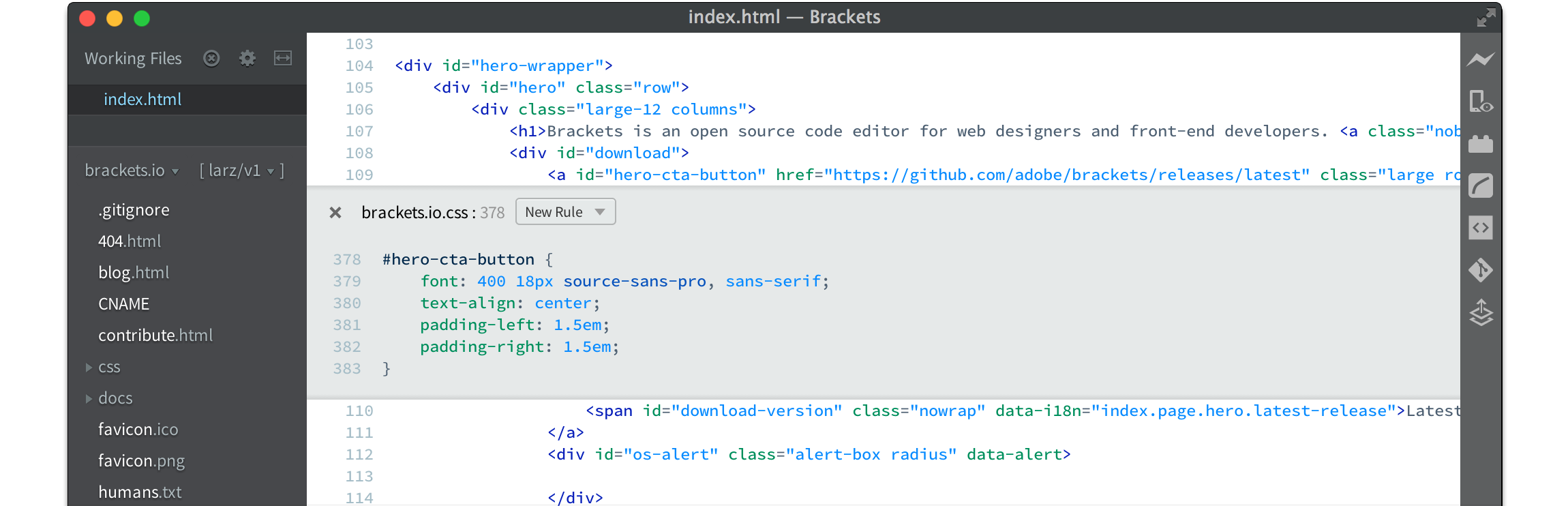 Brackets on Debian/Ubuntu