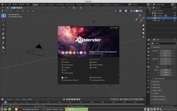 Compile Blender 2.90 on Linux