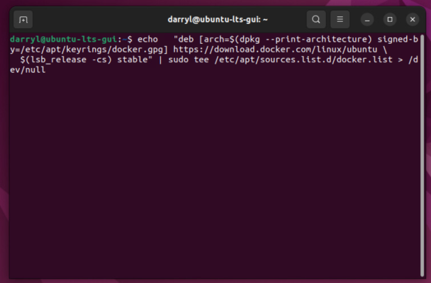 Install Docker on Ubuntu Server
