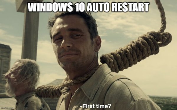 Stop Windows 10 from auto restarting